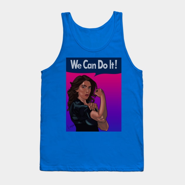 Rosa the Riveter Tank Top by NanaLeonti